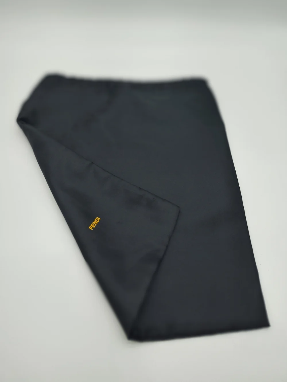 FENDI Black Dust Bag XL Drawstring Storage Pouch Italy 14x14.5 Luxe EUC